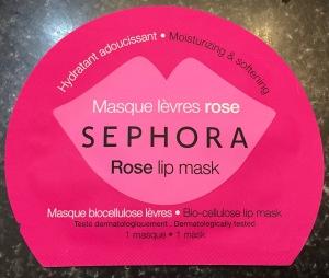Sephora lip mask+rose lip mask+moisturizing and softening lip mask+review